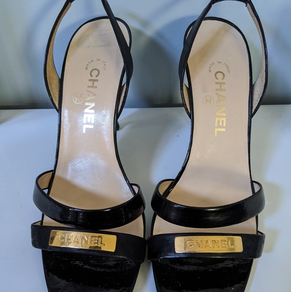 Chanel Slingback Heels